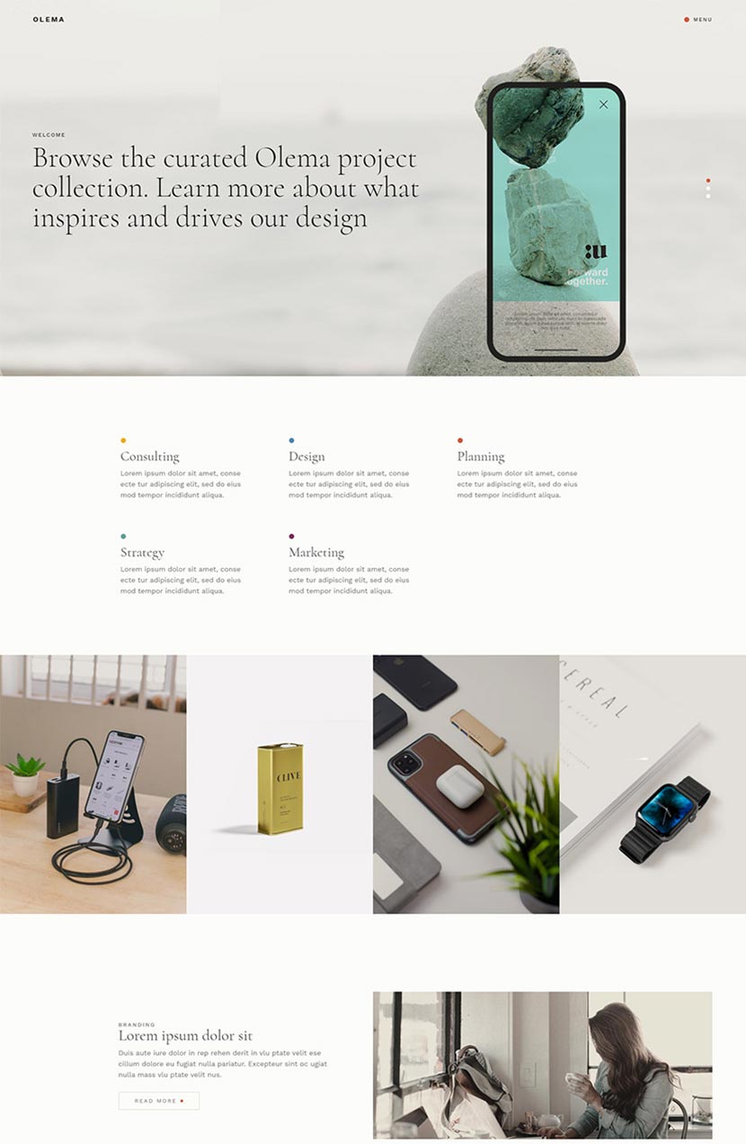 Olema - Creative Agency Theme