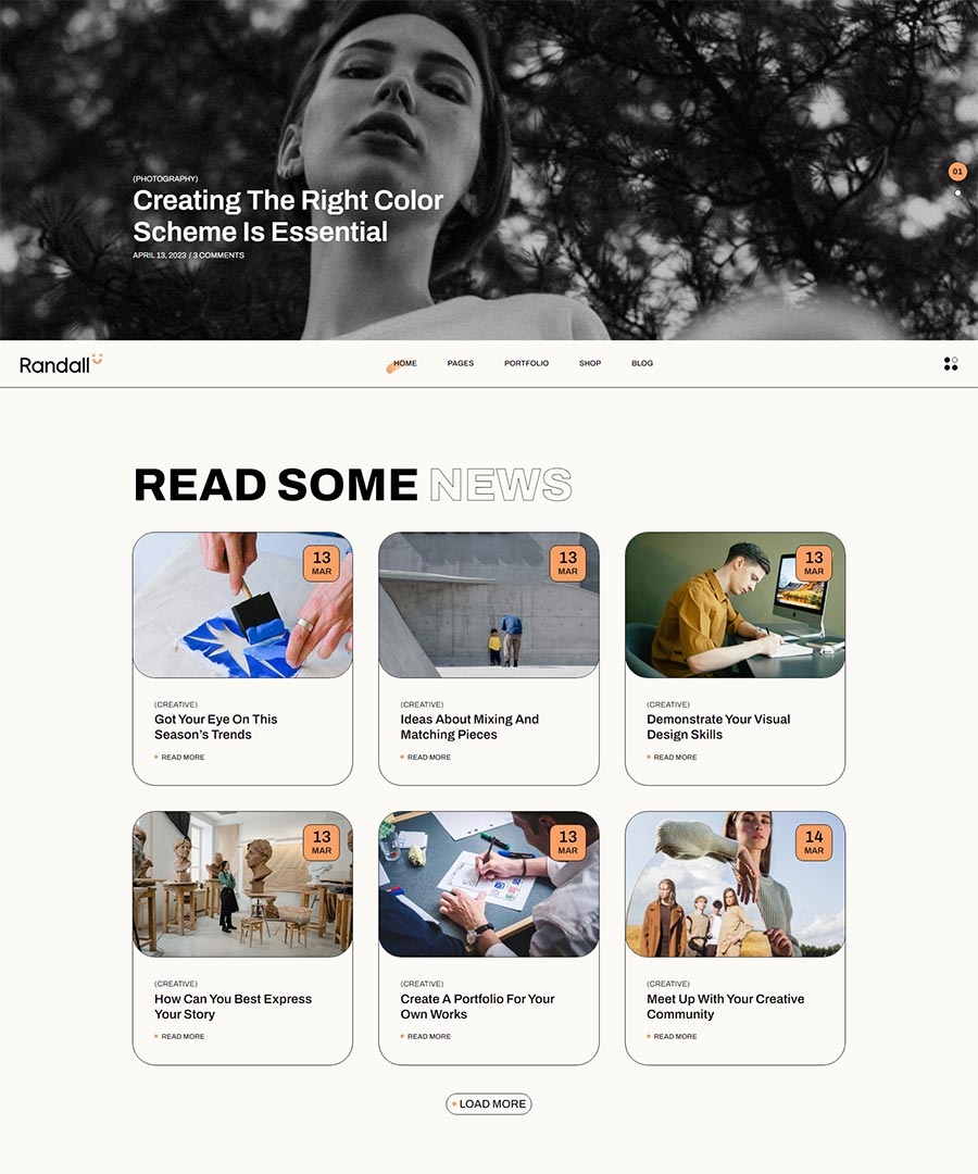 Randall - Creative Agency Theme