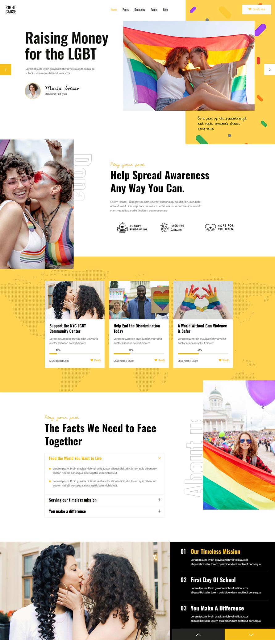 RightCause - Charity and Donation Theme