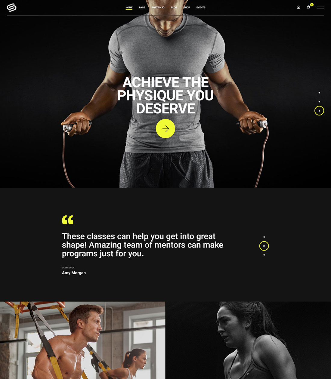 Stronger - Gym and Fitness Theme