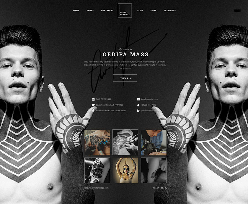 Tristero - Tattoo WordPress Theme