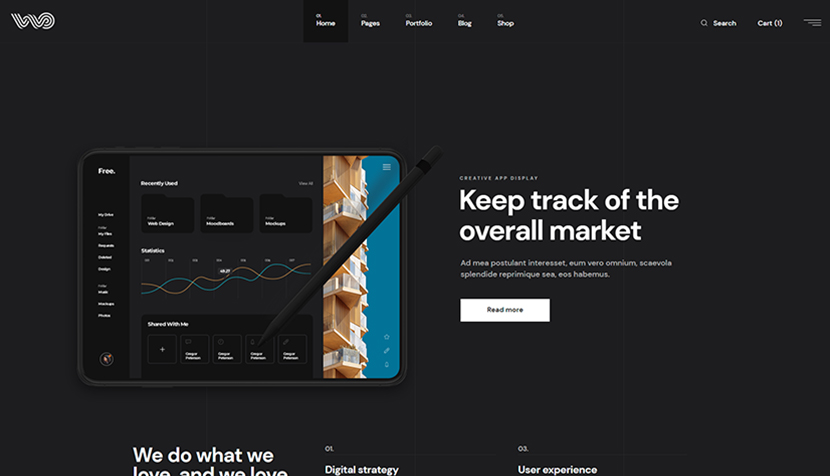 WebOn - Landing Page WordPress Theme